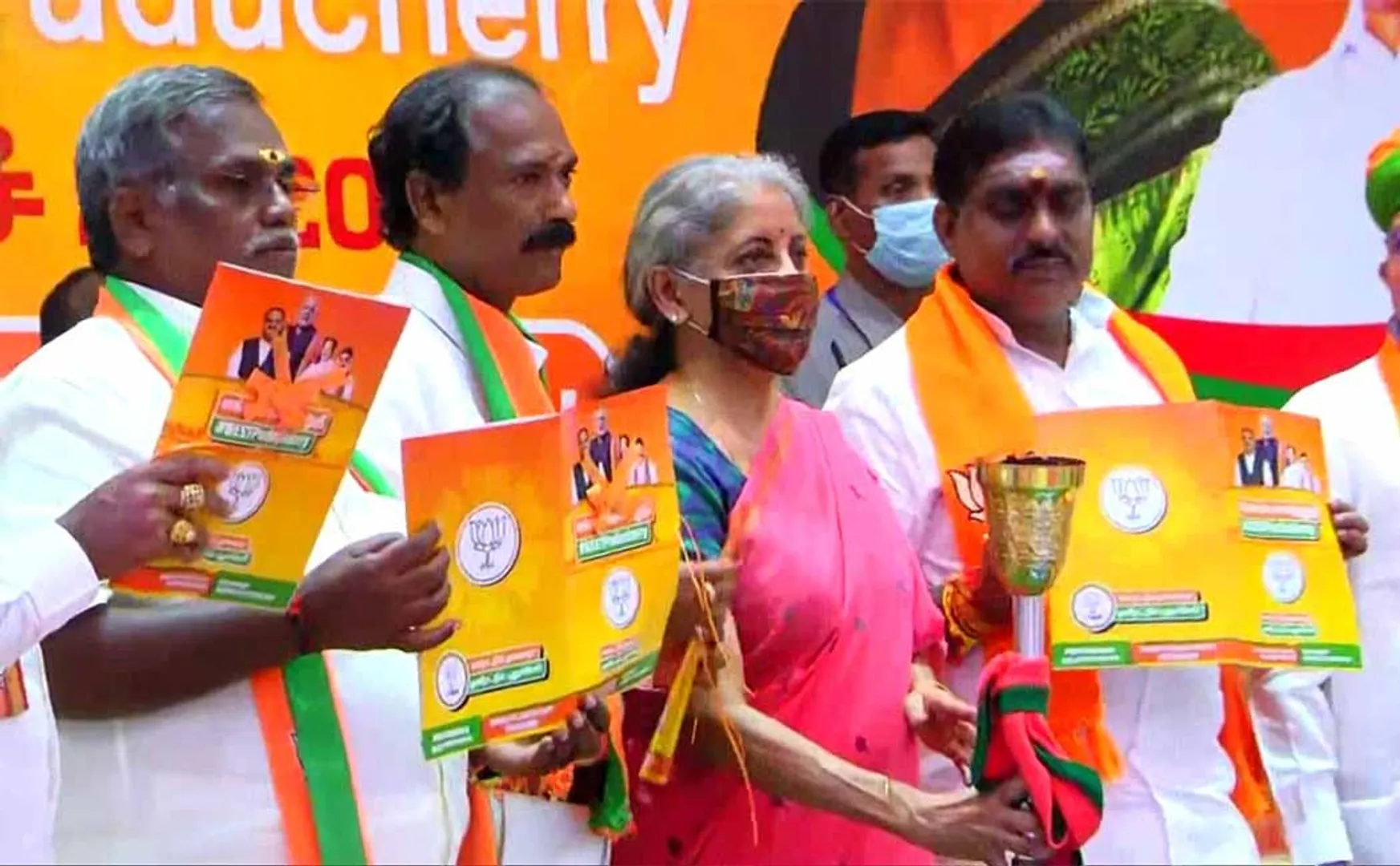 puducherry assembly election manifesto released for bjp 